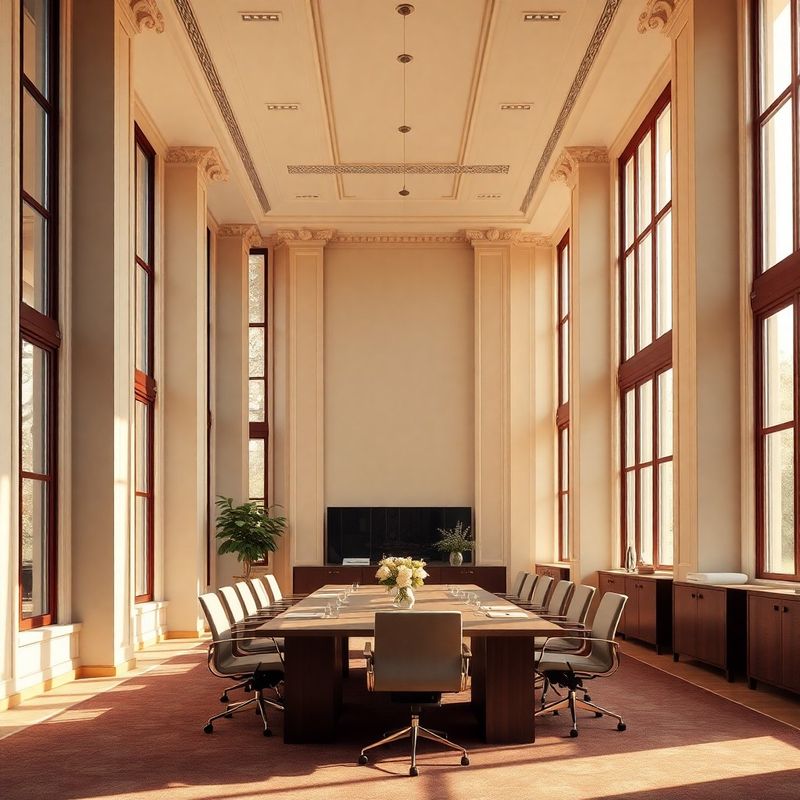 Refinovaný interiér kancelárie v Prešove vo svetle popoludňajšieho slnka